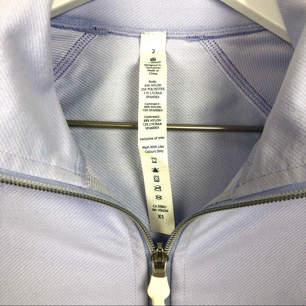 Lululemon Contempo Zip Jacket Purple - Picture 4 of 9